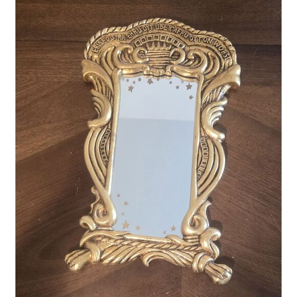 Vintage Harry Potter Gold Mirror Of Erised 14"X 9” Original Warner Bros *read - Picture 2 of 5